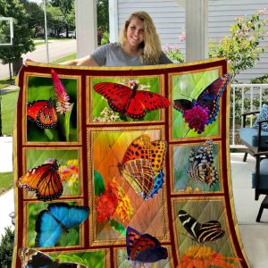 Butterfly 3d Quilt Blanket 01