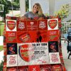 Arsenal F.C – To My Son – Love Mum Quilt Blanket