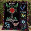 Butterfly  Everything Is Going To Be Okay Quilt Blanket Great Customized Gifts For Birthday Christmas Thanksgiving Perfect Gifts For Butterfly Lover