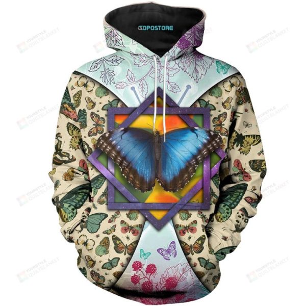 Beautiful Monarch Butterfly 3D Hoodie